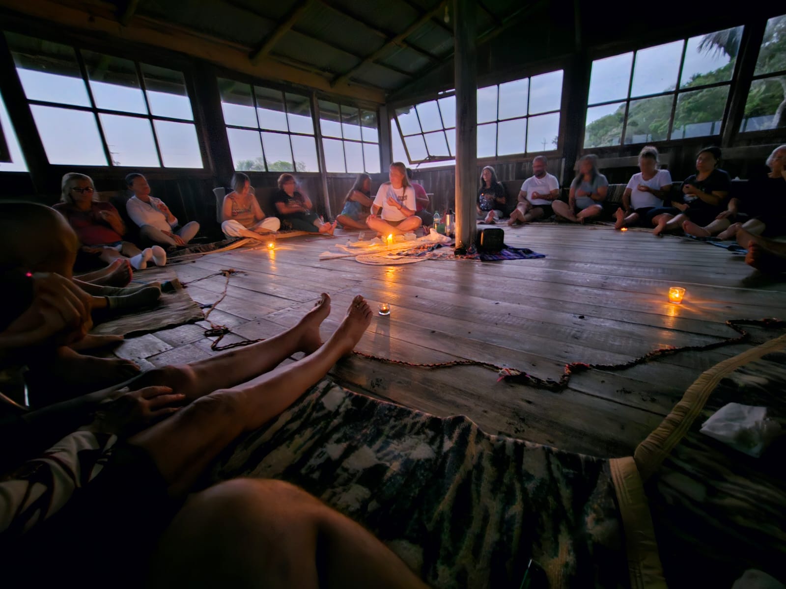 Ceremonia con ancestros