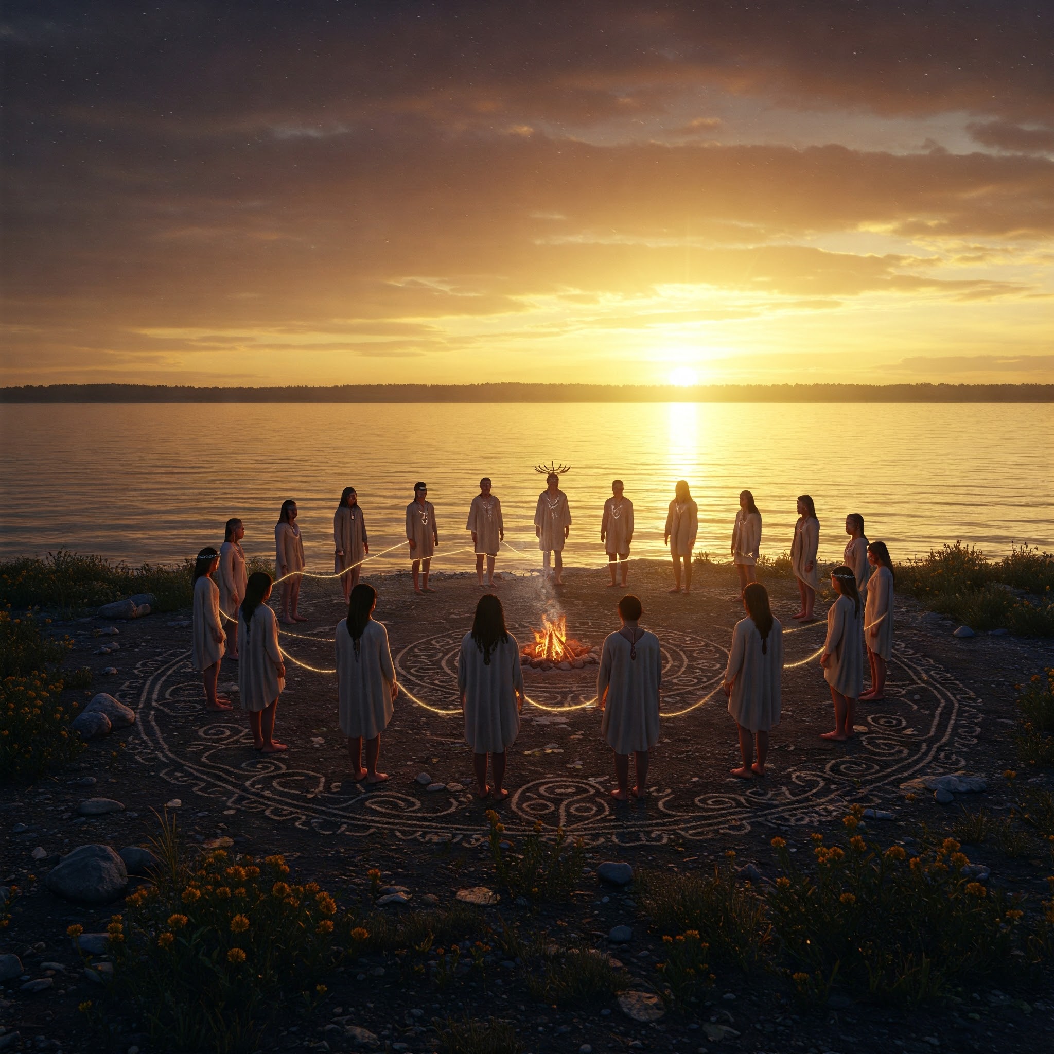 Ceremonia con ancestros